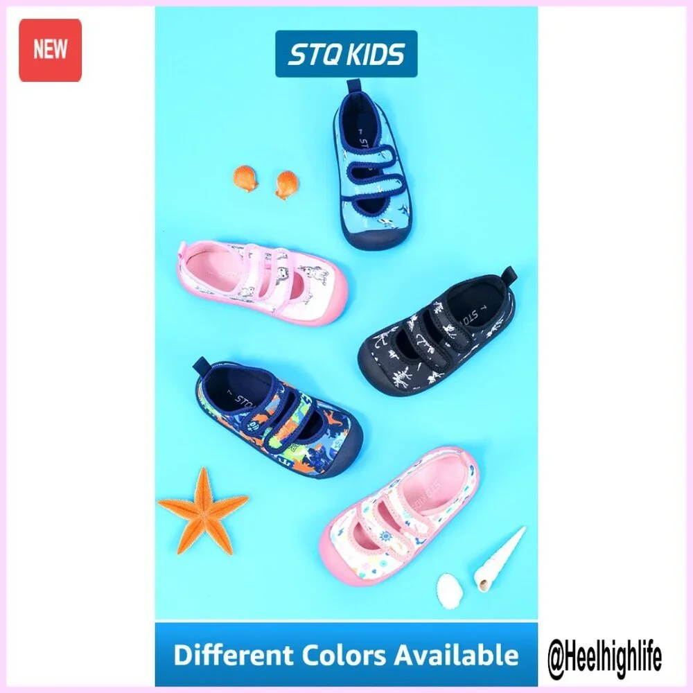 Toddler Water Shoes Quick Dry Non Slip Hook Loop Swim Barefoot Aqua Socks